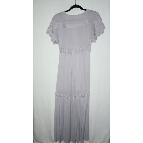 Cotton Candy LA button down maxi dress blue size Large - Picture 6 of 6